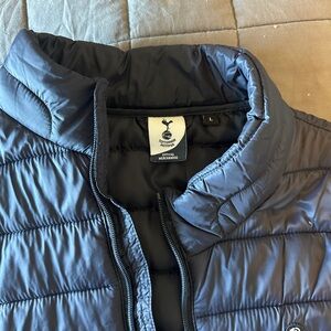 Tottenham Hotspur Men's Dark Blue Puffer Jacket